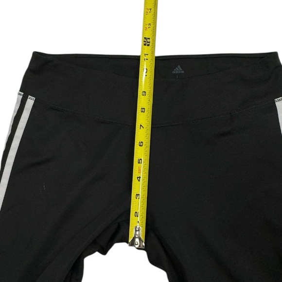 Adidas climalite size large capri style leggings with stripe on sides! - Picture 9 of 14